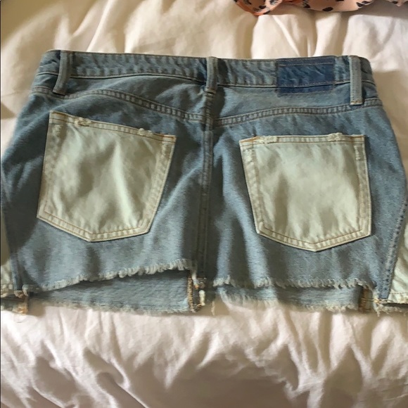 🔥 free people patched two toned mini skirt!! - Picture 6 of 6